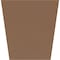 Ekena Millwork 5-inch W x 6-inch D x 6-inch H Traditional Rough Cedar Woodgrain TimberThane Knee Brace, Primed BRCUR05X06X06TRARCPR - alternate 2